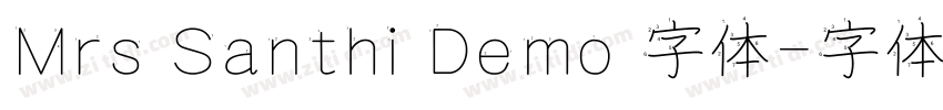 Mrs Santhi Demo 字体字体转换